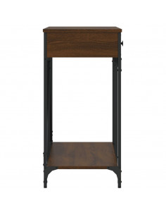 Tavolino Consolle Rovere Marrone 100x39x78,5 cm Multistrato 2