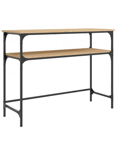 Tavolino Consolle Rovere Sonoma 100x35,5x75cm Legno Multistrato