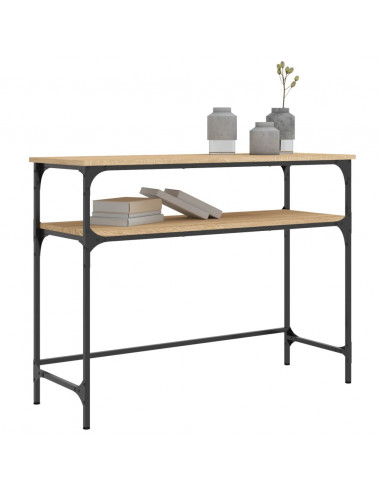 Tavolino Consolle Rovere Sonoma 100x35,5x75cm Legno Multistrato