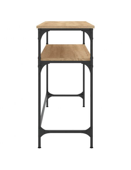 Tavolino Consolle Rovere Sonoma 100x35,5x75cm Legno Multistrato