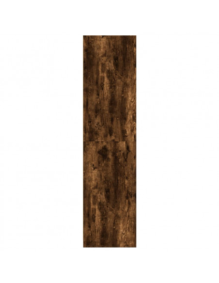 Armadio Rovere Fumo 100x50x200 cm in Legno Multistrato