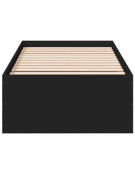 Giroletto Nero 90x190 cm in Legno Multistrato