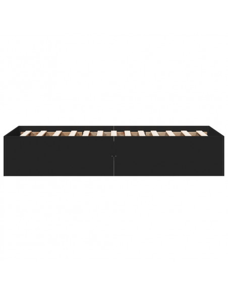 Giroletto Nero 90x190 cm in Legno Multistrato