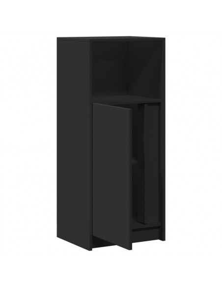 Credenza con LED Nera 42,5x34x100 cm in Legno Multistrato