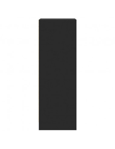 Credenza con LED Nera 42,5x34x100 cm in Legno Multistrato