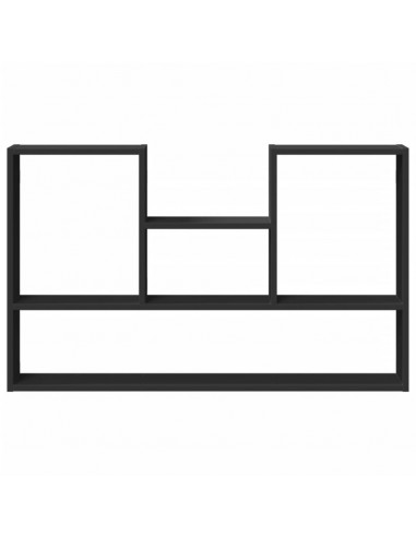 Scaffale a Parete Nero 99x15x60 cm in Truciolato