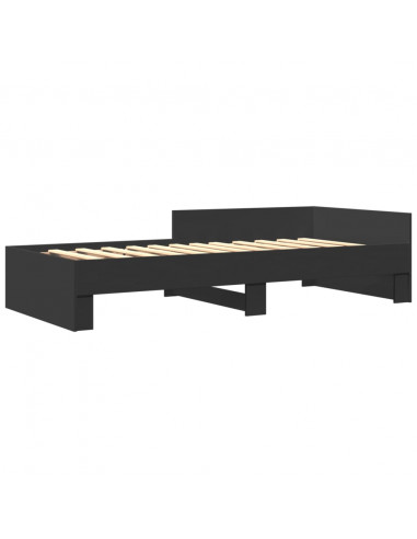 Giroletto Nero 75x190 cm in Legno Multistrato