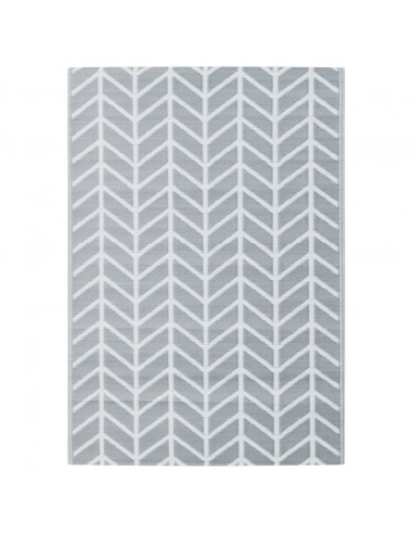 Tappeto da Esterni Grigio 160x230 cm in PP