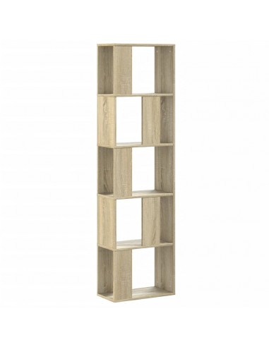Libreria 5 Ripiani Rovere Sonoma 45x23,5x162,5cm Multistrato