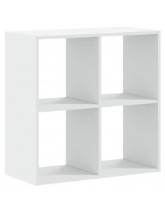Libreria Bianca 68,5x32x68,5 cm in Legno Multistrato 2
