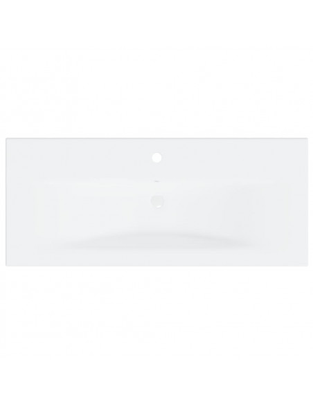 Set Mobili da Bagno Bianco Lucido in Truciolato