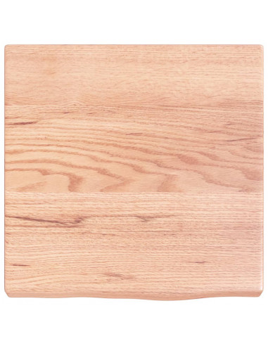 Piano Bagno Marrone 40x40x(2-4) cm Legno Massello Trattato