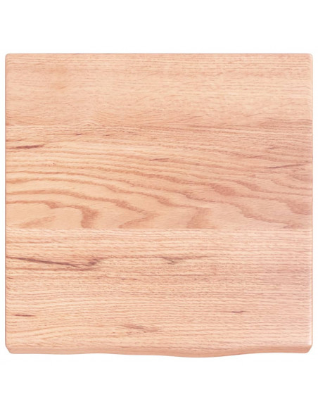 Piano Bagno Marrone 40x40x(2-4) cm Legno Massello Trattato