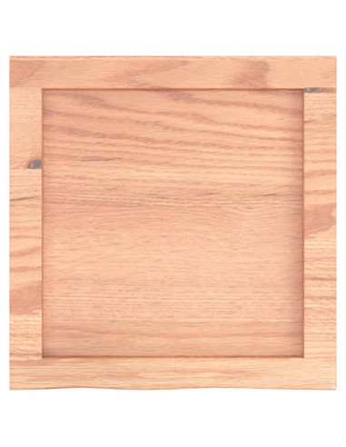 Piano Bagno Marrone 40x40x(2-4) cm Legno Massello Trattato