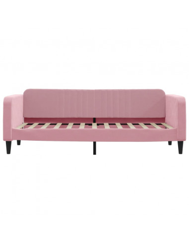 Letto da Giorno Rosa 80x200 cm in Velluto