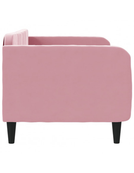 Letto da Giorno Rosa 80x200 cm in Velluto