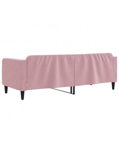 Letto da Giorno Rosa 80x200 cm in Velluto