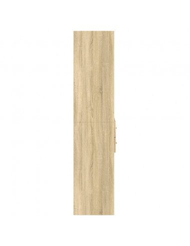 Credenza Rovere Sonoma 70x42,5x185 cm in Legno Multistrato