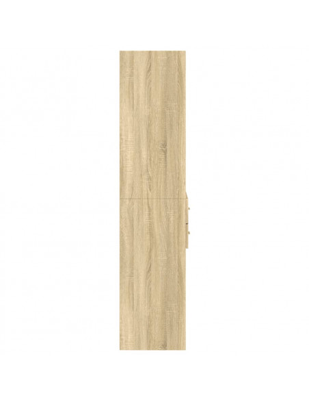 Credenza Rovere Sonoma 70x42,5x185 cm in Legno Multistrato