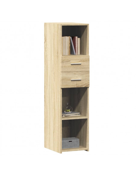 Credenza Rovere Sonoma 30x42,5x124 cm in Legno Multistrato