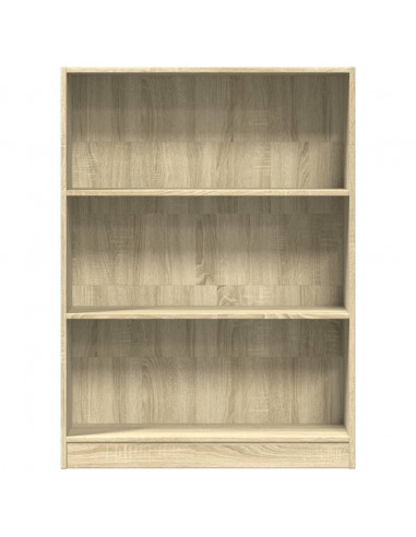 Libreria Rovere Sonoma 80x24x109 cm in Legno Multistrato