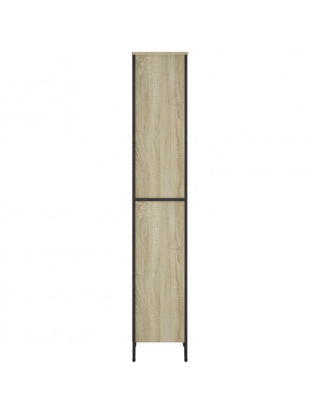 Libreria Rovere Sonoma 50x31x169 cm in Legno Multistrato