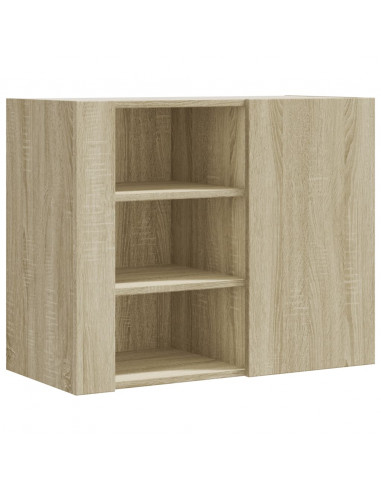 Armadietto a Muro Rovere Sonoma 75x35x60 cm in Truciolato