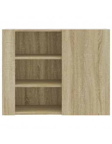 Armadietto a Muro Rovere Sonoma 75x35x60 cm in Truciolato