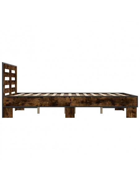 Giroletto Rovere Fumo 140x200 cm in Legno Multistrato Metallo