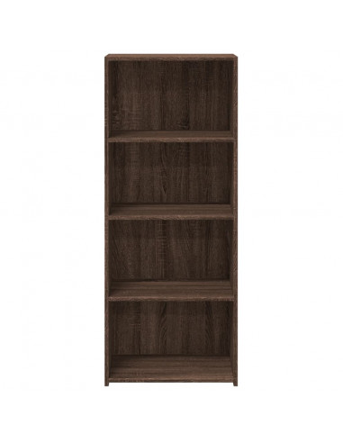 Credenza Rovere Marrone 50x41x124 cm in Legno Multistrato