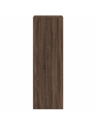 Credenza Rovere Marrone 50x41x124 cm in Legno Multistrato