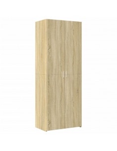 Credenza Rovere Sonoma 70x42,5x185 cm in Legno Multistrato 2