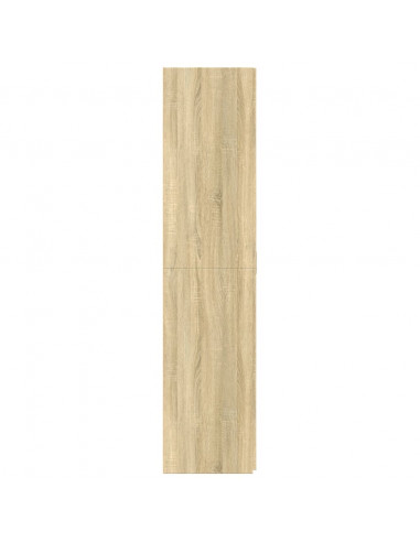 Credenza Rovere Sonoma 70x42,5x185 cm in Legno Multistrato