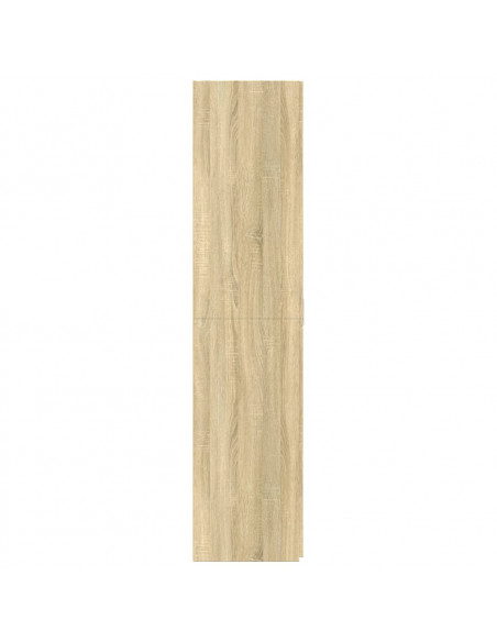 Credenza Rovere Sonoma 70x42,5x185 cm in Legno Multistrato