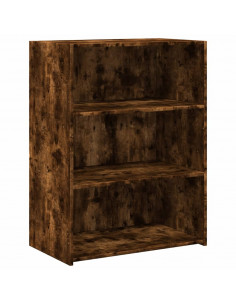 Credenza Rovere Fumo 70x41x93 cm in Legno Multistrato 2