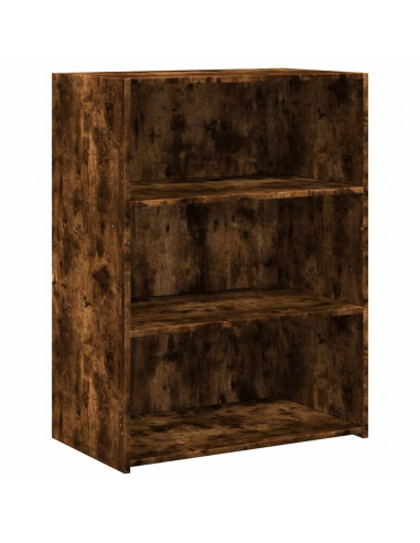 Credenza Rovere Fumo 70x41x93 cm in Legno Multistrato