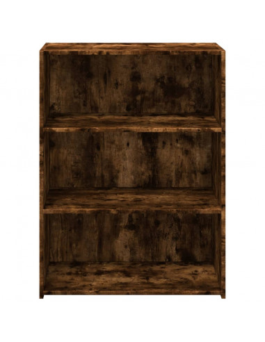 Credenza Rovere Fumo 70x41x93 cm in Legno Multistrato