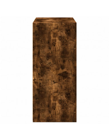 Credenza Rovere Fumo 70x41x93 cm in Legno Multistrato