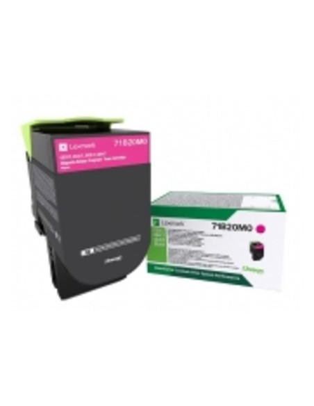 Lexmark 71B20M0 cartuccia toner 1 pz Originale Magenta