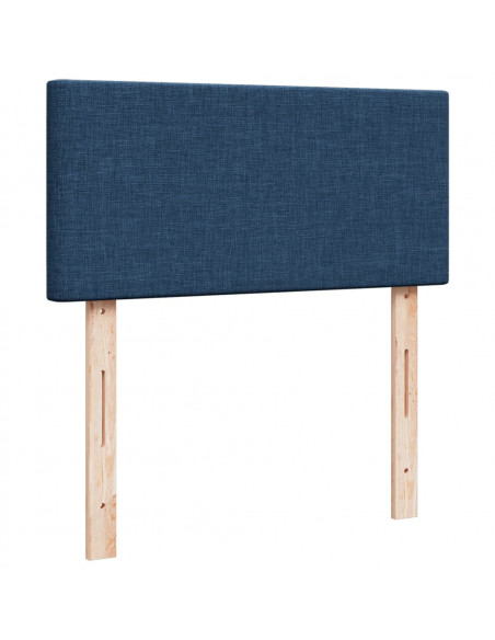 Giroletto a Molle con Materasso Blu 90x200 cm inTessuto