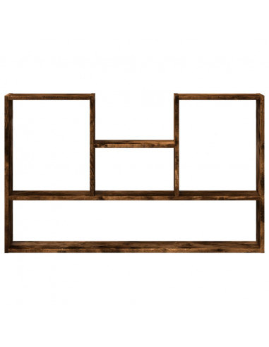 Mensola a Muro Rovere Fumo 99x15x60 cm in Truciolato
