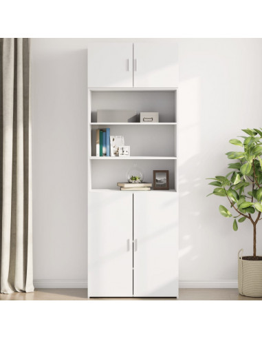 Mobile a Parete Bianco 80x42,5x40 cm in Legno Multistrato