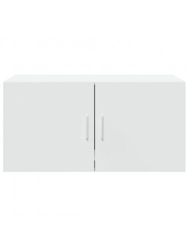 Mobile a Parete Bianco 80x42,5x40 cm in Legno Multistrato