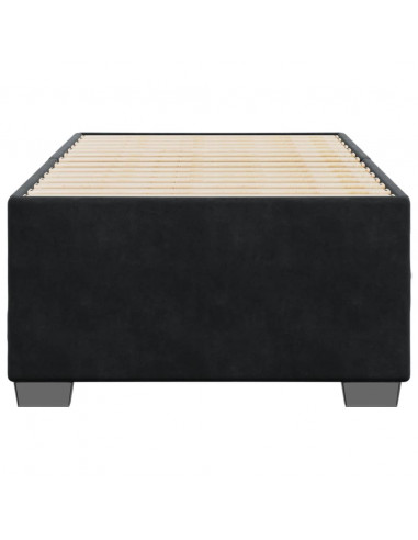 Giroletto Nero 90x200 cm in Velluto