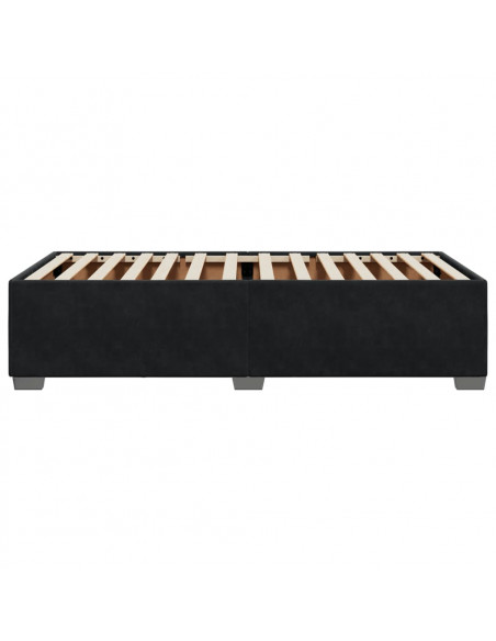Giroletto Nero 90x200 cm in Velluto