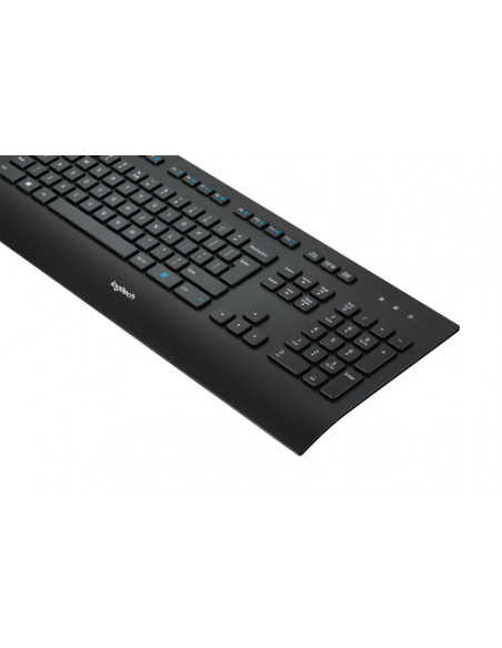 Logitech K280E Pro f/ Business tastiera Ufficio USB QWERTY US International Nero