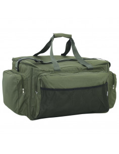 Borsa da Pesca Impermeabile Verde Scuro in Tessuto Oxford 2