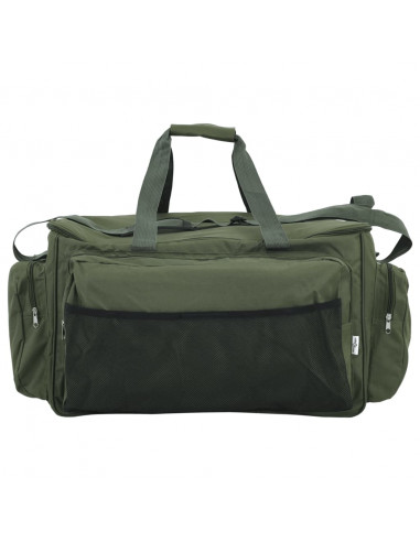 Borsa da Pesca Impermeabile Verde Scuro in Tessuto Oxford