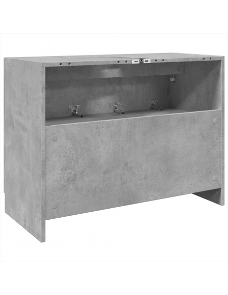 Mobile Lavabo Grigio Cemento 78x37x59 cm in Truciolare