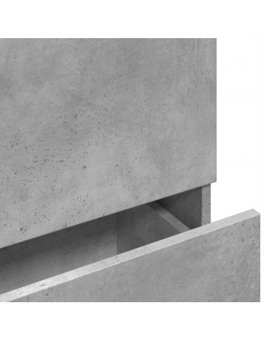 Mobile Lavabo Grigio Cemento 78x37x59 cm in Truciolare